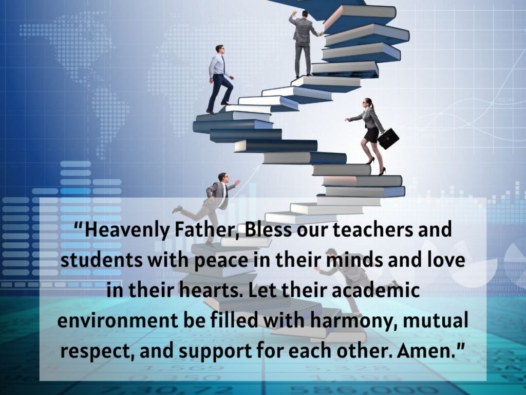Prayer for Educators and Students Images