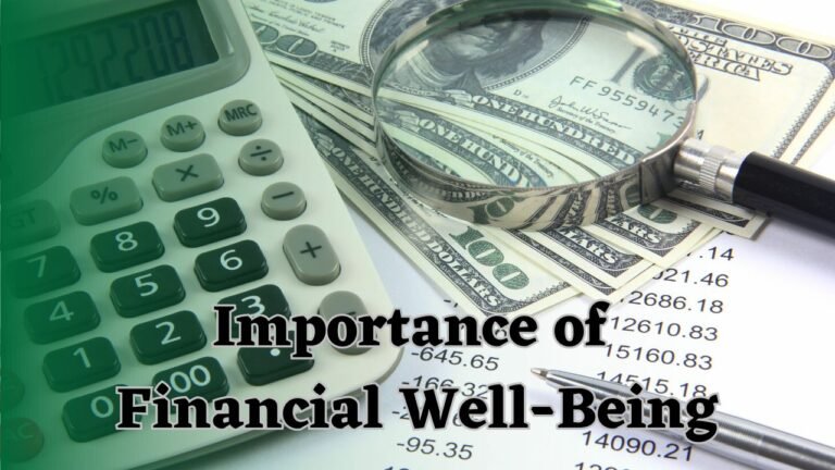 an Image of Financial Well-Being