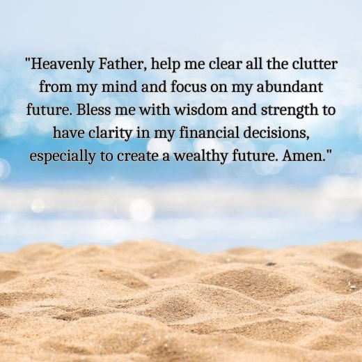 Prayers for Financial Plan for the Future