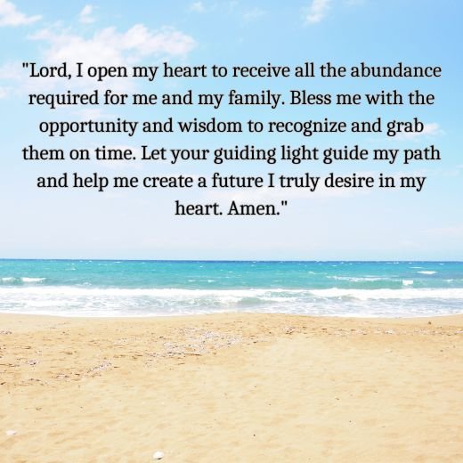 Prayers for Financial Plan for the Future