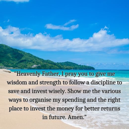 Prayers for Financial Plan for the Future
