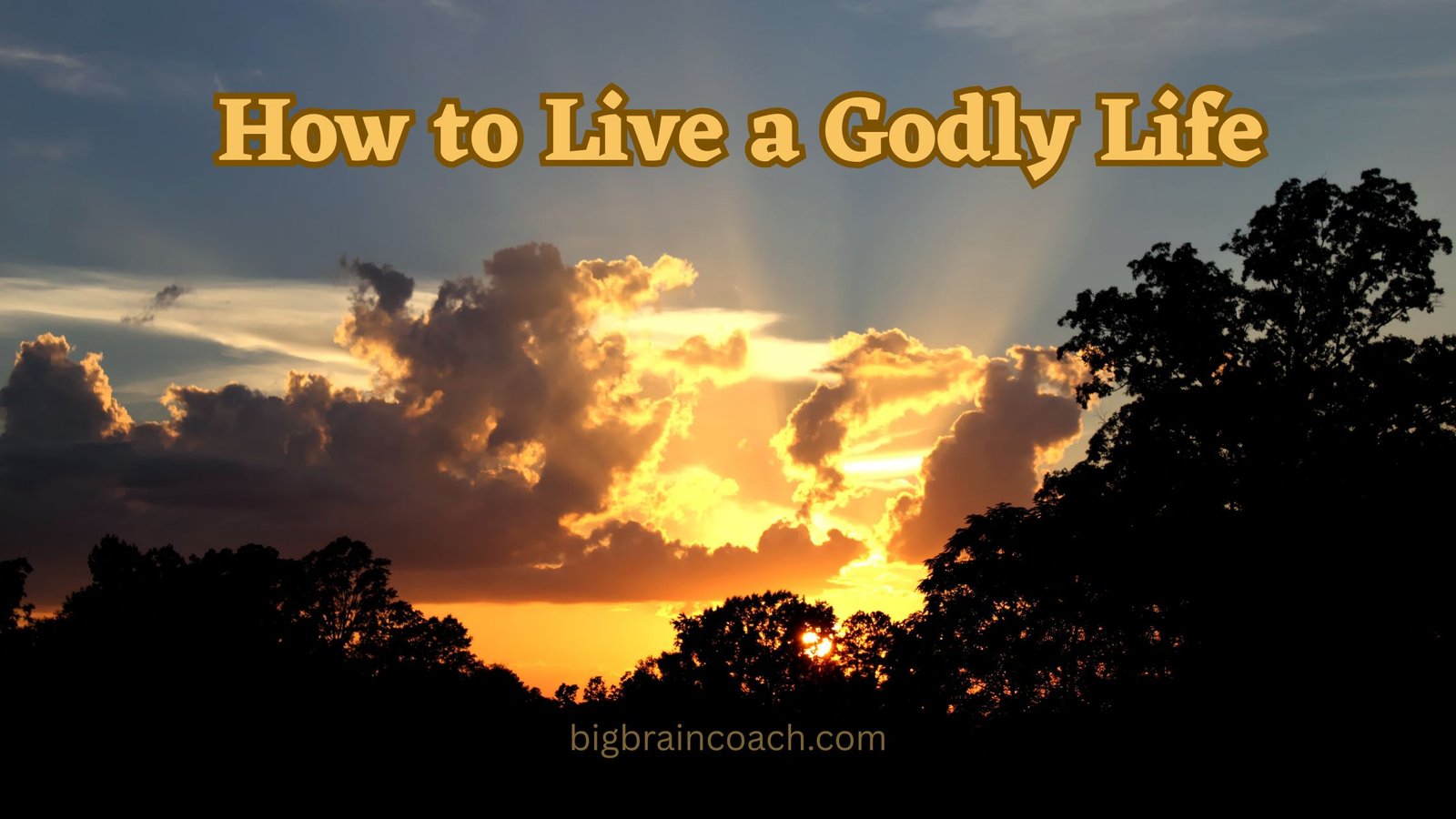 How to Live a Godly Life